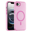 For iPhone 16e MagSafe Frosted Translucent TPU + PC Full Coverage Phone Case(Pink) - iPhone 16e Cases by PMC TechLife | Online Shopping South Africa | PMC TechLife | Buy Now Pay Later Mobicred