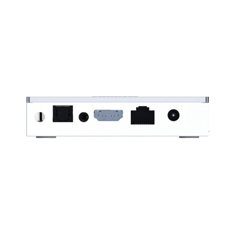 MECOOL KM2 Plus Android 11 Dual-band WiFi Smart Voice TV Box 4GB+32GB, AU Plug(White)