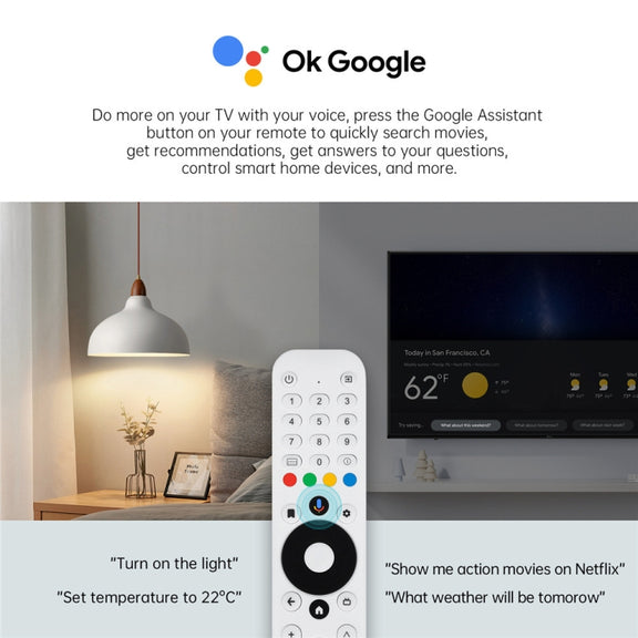 MECOOL KM2 Plus Android 11 Dual-band WiFi Smart Voice TV Box 4GB+32GB, AU Plug(White)