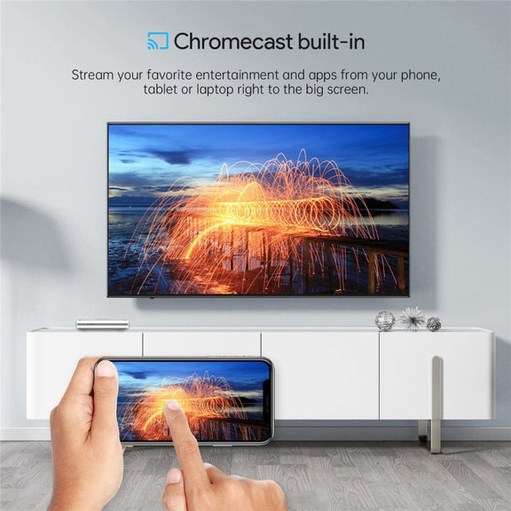 MECOOL KM2 Plus Android 11 Dual-band WiFi Smart Voice TV Box 4GB+32GB, AU Plug(White)