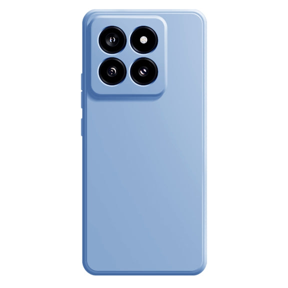 For Xiaomi 14 Pro Imitation Liquid Silicone Phone Case(Sky Blue)