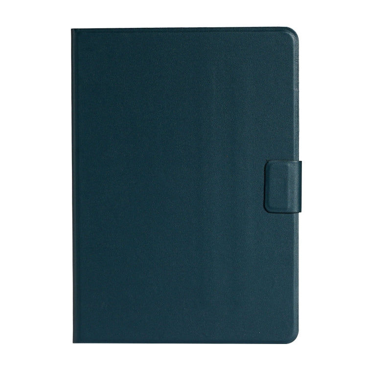 For Lenovo Tab P12 2023 / TB370FU Pure Color Smart Leather Tablet Case(Deep Green)