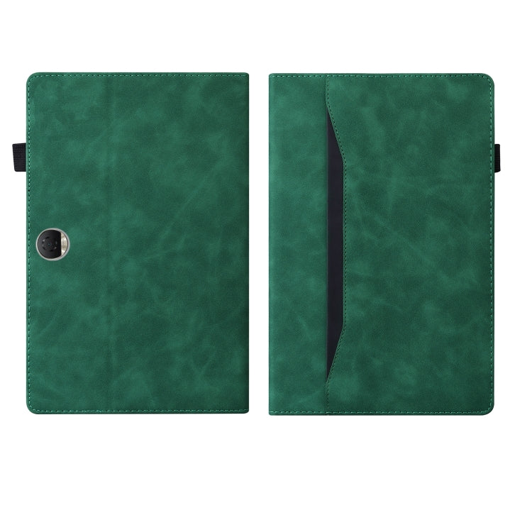 For Honor Pad 9 Splicing Shockproof Leather Tablet Case(Green)