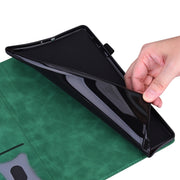 For Honor Pad 9 Splicing Shockproof Leather Tablet Case(Green)