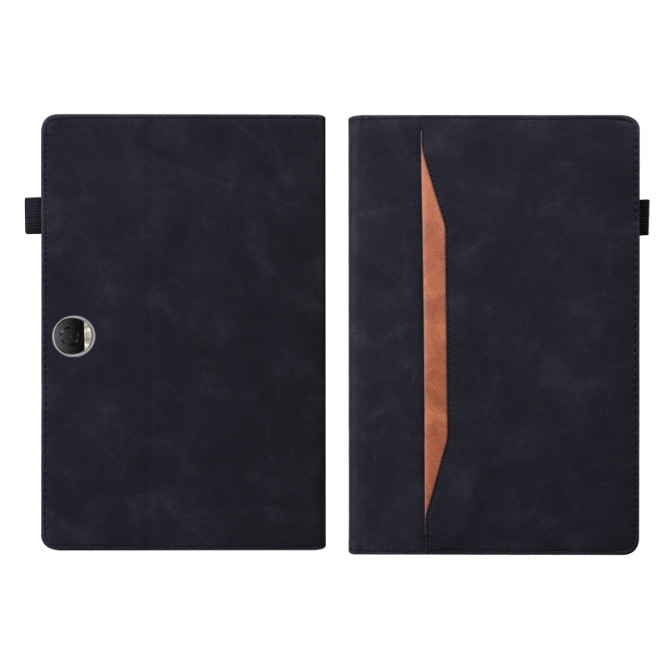 For Honor Pad 9 Splicing Shockproof Leather Tablet Case(Black)