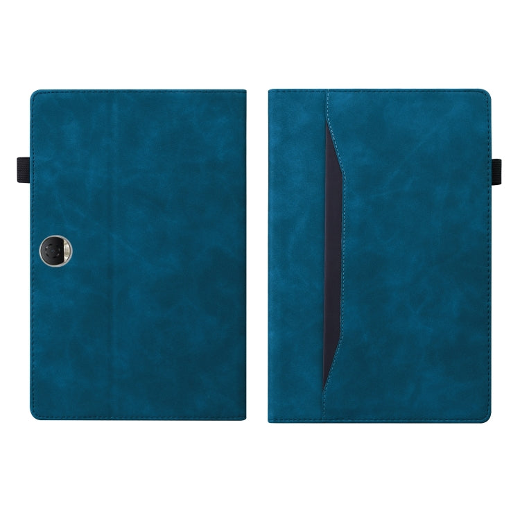For Honor Pad 9 Splicing Shockproof Leather Tablet Case(Blue)