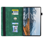 For Honor Pad X8a Splicing Shockproof Leather Tablet Case(Green)