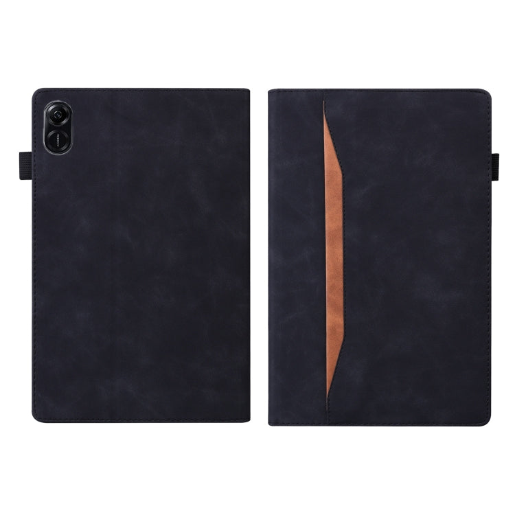 For Honor Pad X8a Splicing Shockproof Leather Tablet Case(Black)