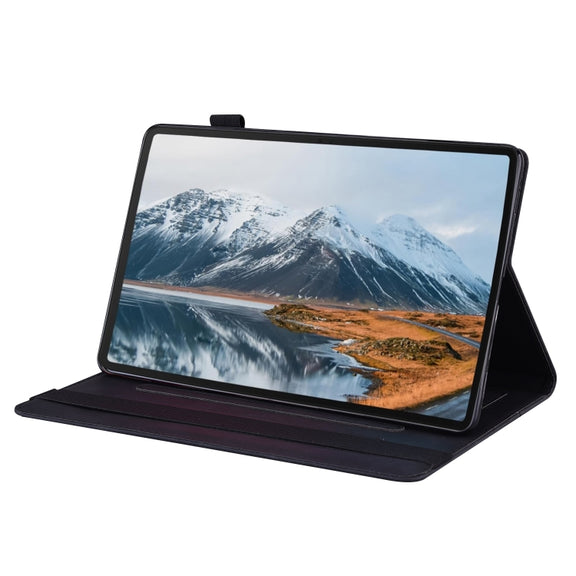 For Honor Pad X8a Splicing Shockproof Leather Tablet Case(Black)
