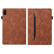For Honor Pad X8a Splicing Shockproof Leather Tablet Case(Brown)