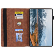 For Honor Pad X8a Splicing Shockproof Leather Tablet Case(Brown)