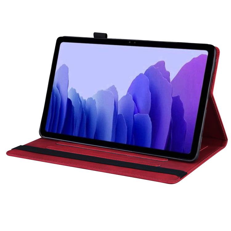 For Honor Pad V9 Splicing Shockproof Leather Tablet Case(Red)