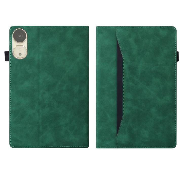 For Honor Pad V9 Splicing Shockproof Leather Tablet Case(Green)