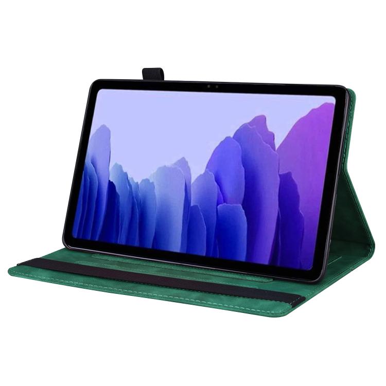 For Honor Pad V9 Splicing Shockproof Leather Tablet Case(Green)