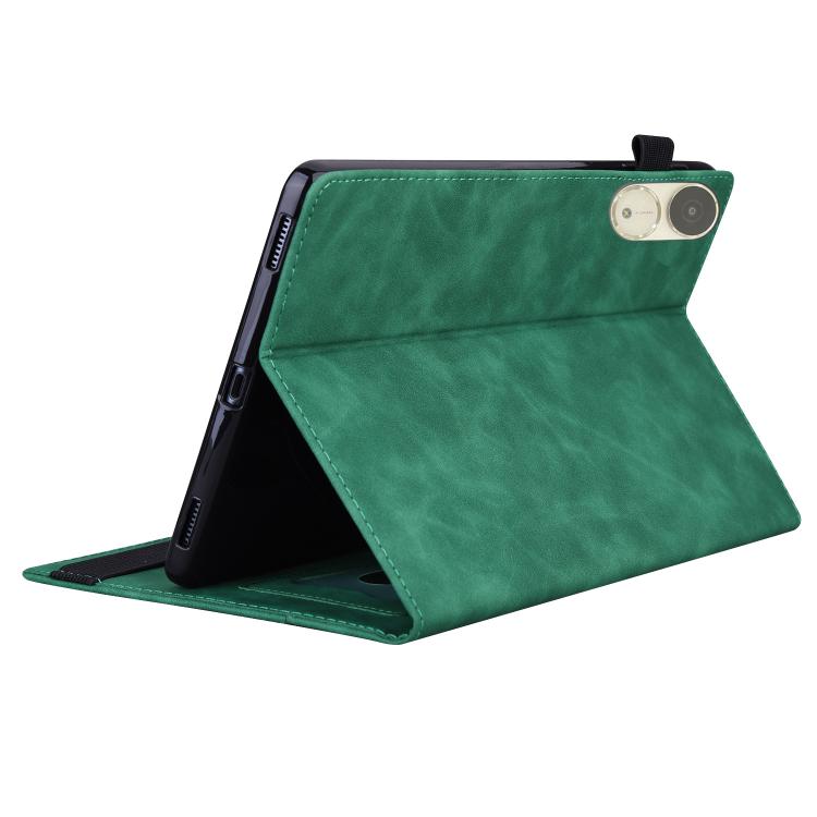 For Honor Pad V9 Splicing Shockproof Leather Tablet Case(Green)