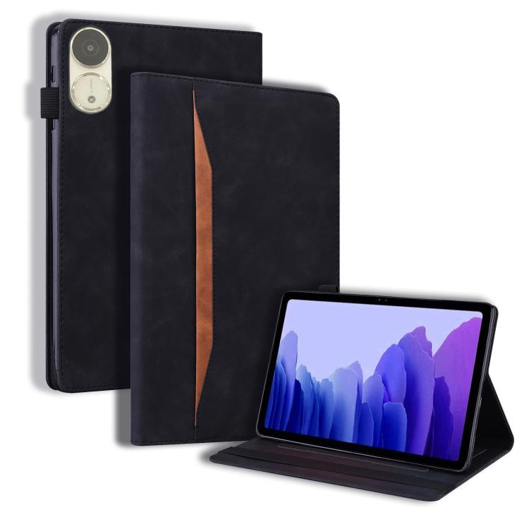 For Honor Pad V9 Splicing Shockproof Leather Tablet Case(Black)