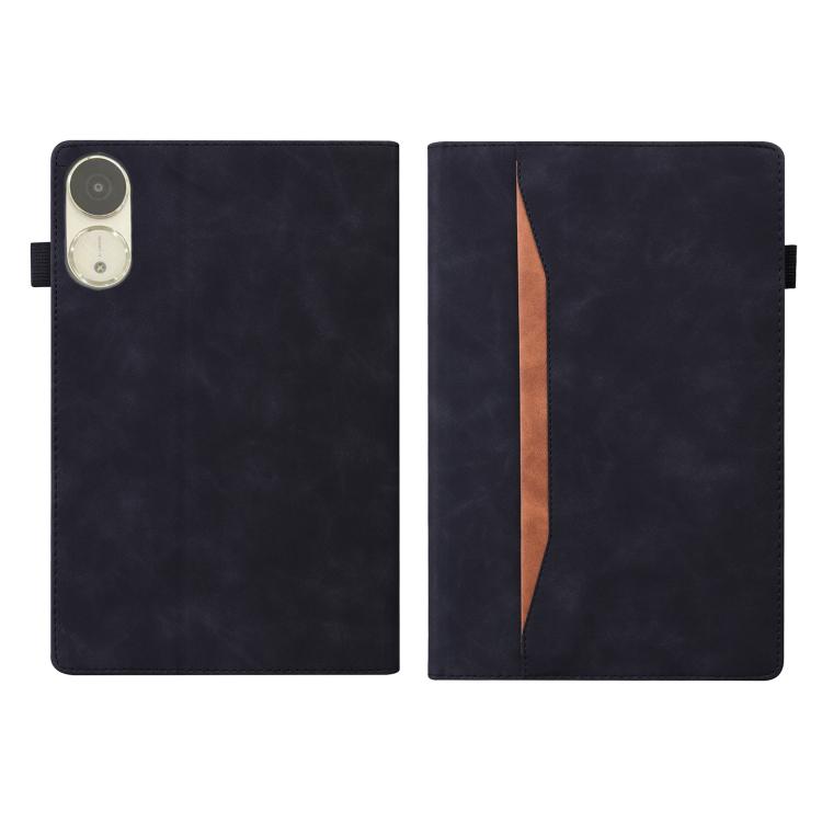 For Honor Pad V9 Splicing Shockproof Leather Tablet Case(Black)