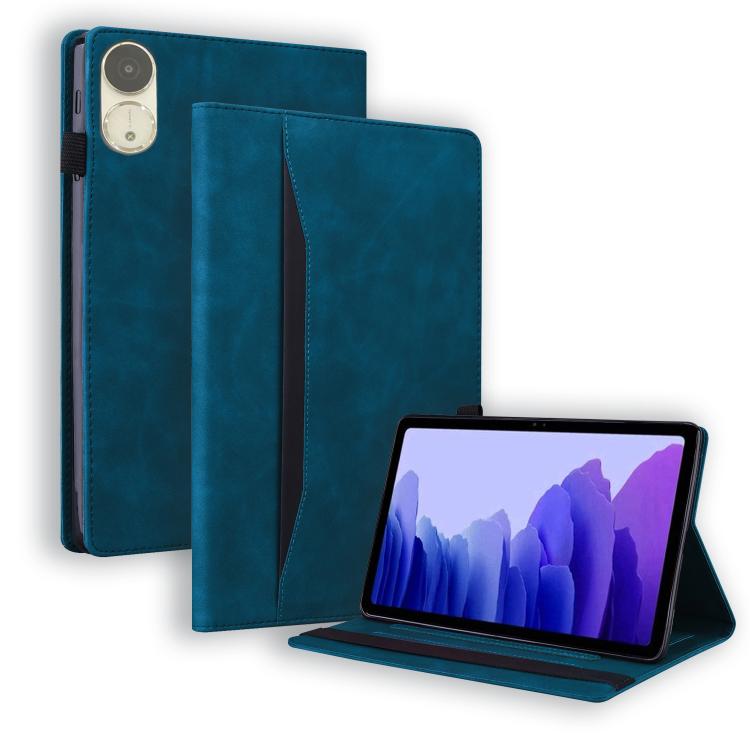 For Honor Pad V9 Splicing Shockproof Leather Tablet Case(Blue)