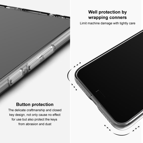 For ZTE nubia Red Magic 9 Pro 5G/9 Pro+ 5G imak UX-5 Series Transparent Shockproof TPU Protective Case(Transparent)