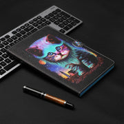 For Lenovo Tab P12 2023 / TB370FU Coloured Drawing Stitching Smart Leather Tablet Case(Night Cat)