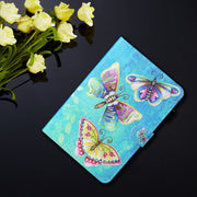 For Lenovo Tab M11/ Xiaoxin Pad 11 2024 Coloured Drawing Stitching Smart Leather Tablet Case(Colorful Butterflies)
