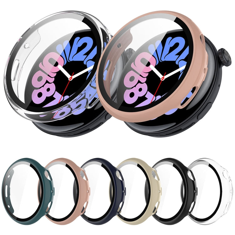 For vivo Watch 3 PC + Tempered Glass Film Integrated Watch Case(Ink Blue)