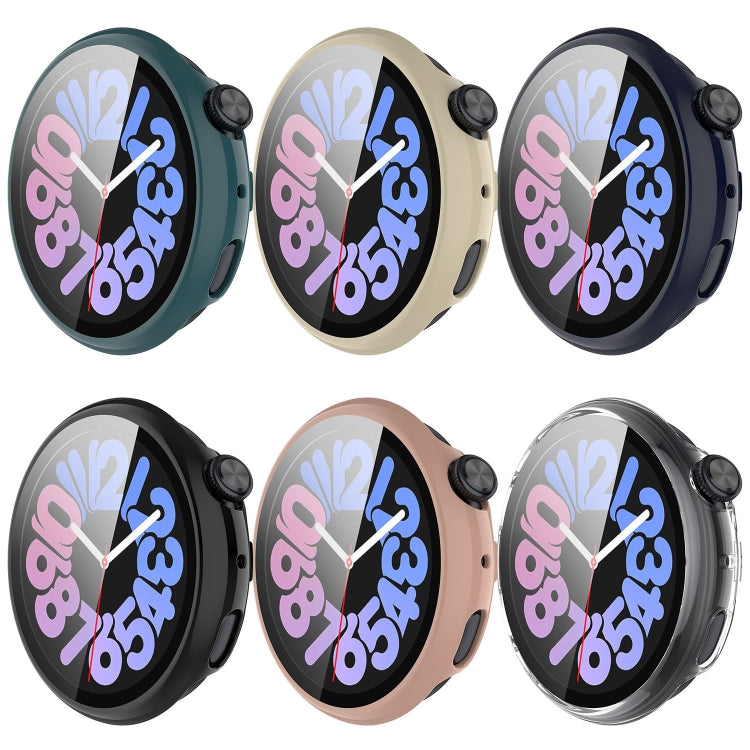For vivo Watch 3 PC + Tempered Glass Film Integrated Watch Case(Ink Blue)