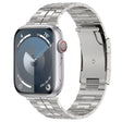 For Apple Watch SE 40mm Tortoise Buckle Titanium Steel Watch Band(Silver) - Watch Bands by PMC TechLife | Online Shopping South Africa | PMC TechLife