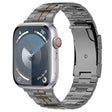 For Apple Watch 38mm Tortoise Buckle Titanium Steel Watch Band(Grey) - Watch Bands by PMC TechLife | Online Shopping South Africa | PMC TechLife