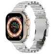 For Apple Watch Ultra 2 49mm Butterfly Type Titanium Steel Watch Band(Silver) - Watch Bands by PMC TechLife | Online Shopping South Africa | PMC TechLife