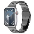 For Apple Watch SE 2022 40mm Butterfly Type Titanium Steel Watch Band(Grey) - Watch Bands by PMC TechLife | Online Shopping South Africa | PMC TechLife