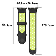 For Redmi Watch 4 Two Color Silicone Sports Watch Band(Grey White)