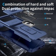 For Google Pixel 9 Pro XL Sliding Camshield Holder Phone Case(Blue)