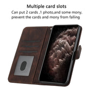 For Google Pixel 9 Cubic Skin Feel Flip Leather Phone Case(Brown)