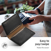 For iPhone 16 Denior Cowhide Texture Leather MagSafe Detachable Wallet Phone Case(Black)