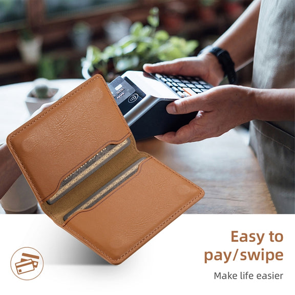 For iPhone 16 Plus Denior Cowhide Texture Leather MagSafe Detachable Wallet Phone Case(Khaki)