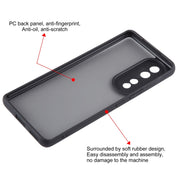 For Honor 80 Pro Fine Pore Matte Black TPU + PC Phone Case