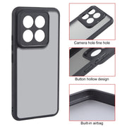 For Xiaomi 14 Pro Fine Pore Matte Black TPU + PC Phone Case