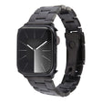 For Apple Watch Series 7 45mm Three-Bead Stainless Steel Watch Band(Black) - free shipping - PMC TechLife - Order now!