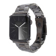 For Apple Watch 42mm Three-Bead Stainless Steel Watch Band(Gun Color) - free shipping - PMC TechLife - Order now!