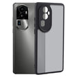 For OPPO Reno10 Pro+ Fine Pore Matte Black TPU + PC Phone Case - OPPO Cases by PMC TechLife | Online Shopping South Africa | PMC TechLife | Buy Now Pay Later Mobicred