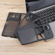 For OPPO Reno10 Pro+ Fine Pore Matte Black TPU + PC Phone Case