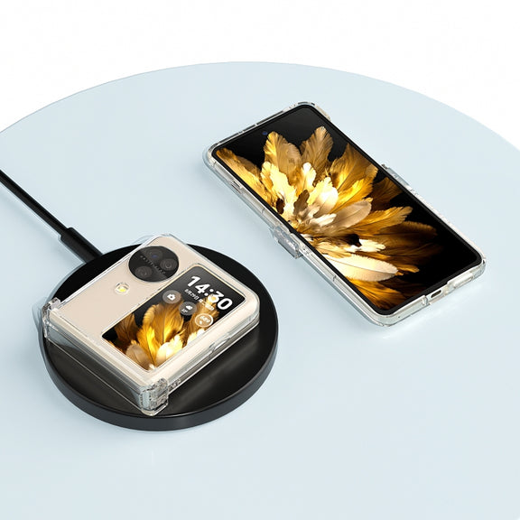 For OPPO Find N3 Flip TPU+PC Transparent Phone Case