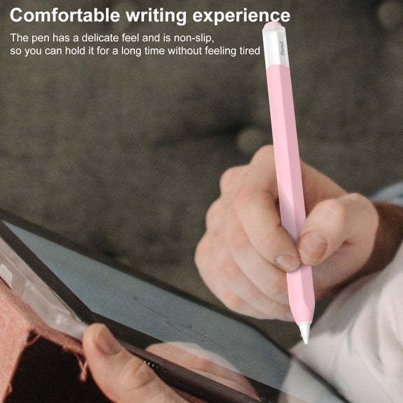 For Apple Pencil (USB-C) Transparent Jelly Stylus Protective Cover(Midnight Blue)