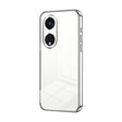 For OPPO Reno8 T 5G Transparent Plating Fine Hole Phone Case(Silver) - free shipping - PMC TechLife - Order now!