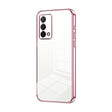 For OPPO K9 Transparent Plating Fine Hole Phone Case(Pink) - OPPO Cases by PMC TechLife | Online Shopping South Africa | PMC TechLife | Buy Now Pay Later Mobicred