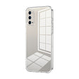 For OPPO Reno4 Transparent Plating Fine Hole Phone Case(Transparent) - OPPO Cases by PMC TechLife | Online Shopping South Africa | PMC TechLife | Buy Now Pay Later Mobicred