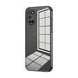 For OPPO A52 / A72 / A92 Transparent Plating Fine Hole Phone Case(Black) - OPPO Cases by PMC TechLife | Online Shopping South Africa | PMC TechLife | Buy Now Pay Later Mobicred