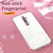 For OPPO Reno2 Z / Reno2 F Transparent Plating Fine Hole Phone Case(Green)
