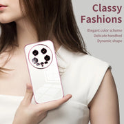 For Xiaomi 14 Ultra Transparent Plating Fine Hole Phone Case(Black)